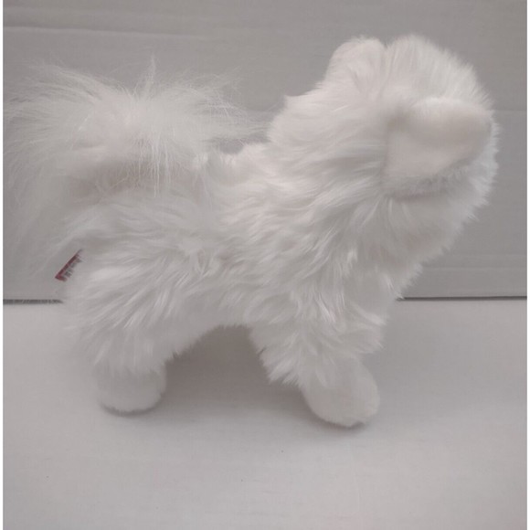Douglas Realistic Pomeranian Plush Phoebe White Pomsky Dog Stuffed Animal 9” - Picture 5 of 7